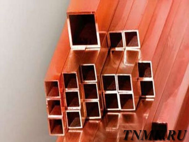 Труба медная профильная 18х60х6 М1Т ГОСТ 16774-2015 купить в Брянске